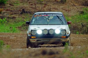 Kyle Cooper / Matt Brettschneider VW Golf on SS1, J5 North I.