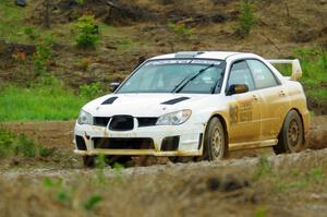 Mike Engle / Morgan Engle Subaru WRX STi on SS1, J5 North I.