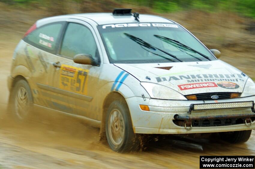 Mohammad Salehi / Rob McCarter Ford Focus on SS1, J5 North I.