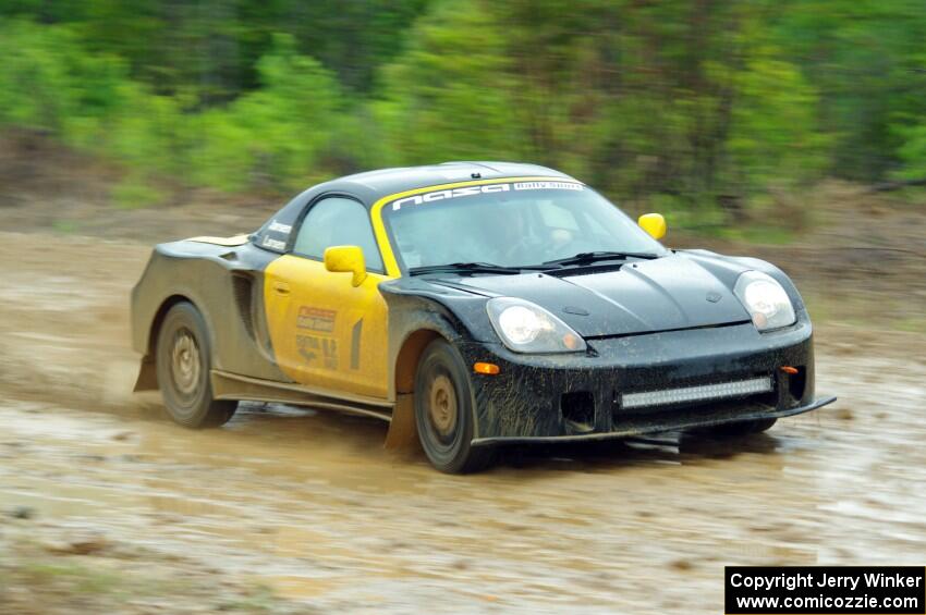 Alex Larsen / Kaitlyn Jansen Toyota MR2 on SS1, J5 North I.