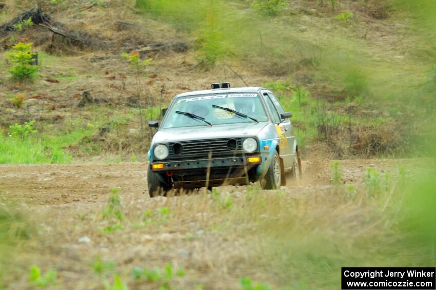 Mark Rokus / Mike Van Alphen VW GTI on SS1, J5 North I.