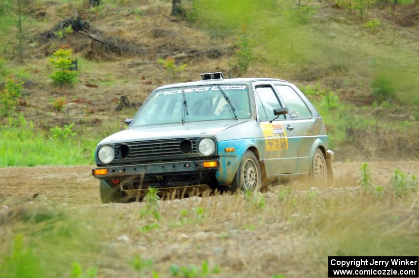 Mark Rokus / Mike Van Alphen VW GTI on SS1, J5 North I.