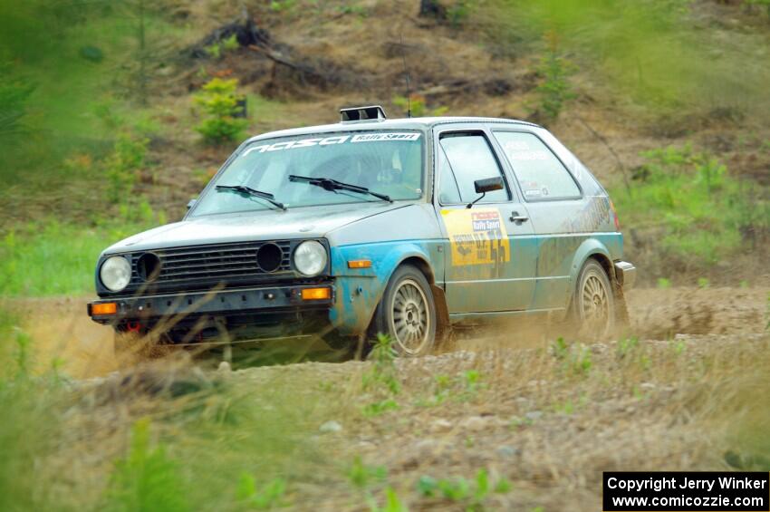 Mark Rokus / Mike Van Alphen VW GTI on SS1, J5 North I.