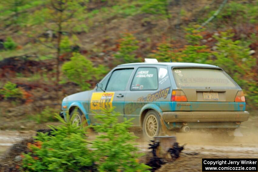 Mark Rokus / Mike Van Alphen VW GTI on SS1, J5 North I.