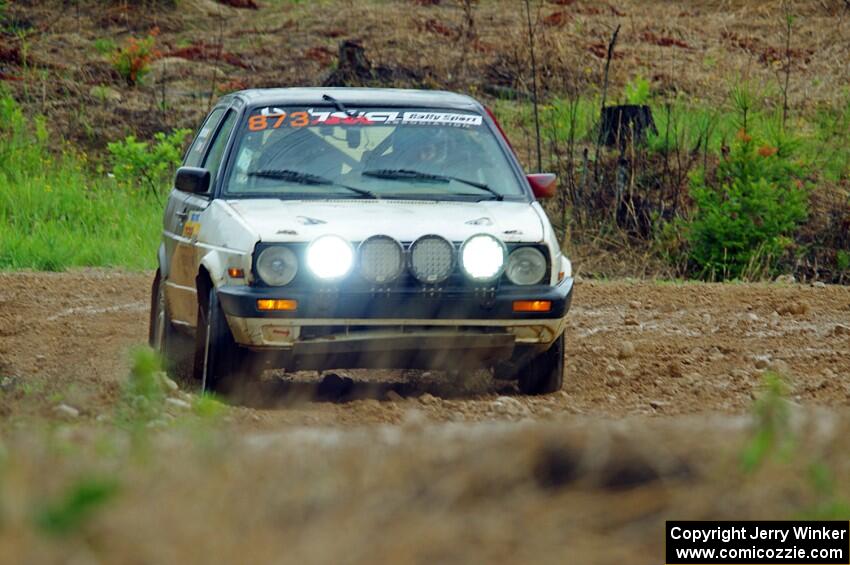 Kyle Cooper / Matt Brettschneider VW Golf on SS1, J5 North I.