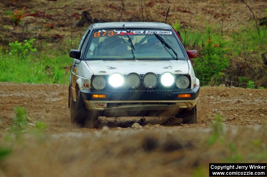 Kyle Cooper / Matt Brettschneider VW Golf on SS1, J5 North I.