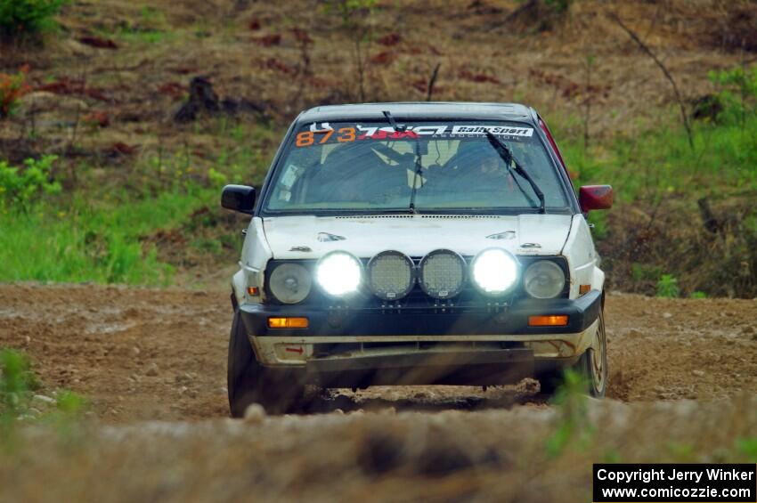 Kyle Cooper / Matt Brettschneider VW Golf on SS1, J5 North I.