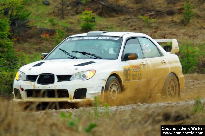 Mike Engle / Morgan Engle Subaru WRX STi on SS1, J5 North I.