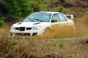 Mike Engle / Morgan Engle Subaru WRX STi on SS1, J5 North I.