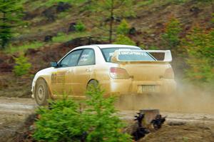 Mike Engle / Morgan Engle Subaru WRX STi on SS1, J5 North I.