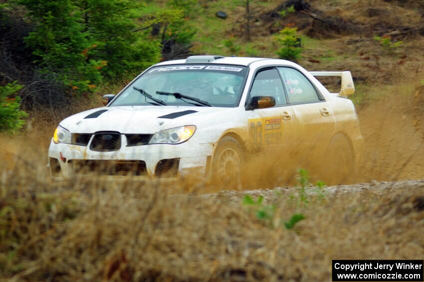 Mike Engle / Morgan Engle Subaru WRX STi on SS1, J5 North I.