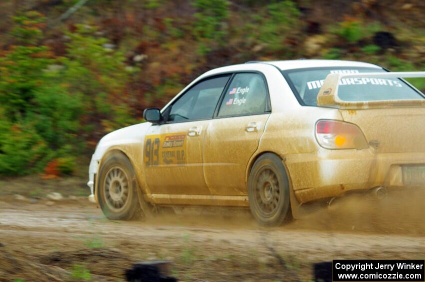 Mike Engle / Morgan Engle Subaru WRX STi on SS1, J5 North I.