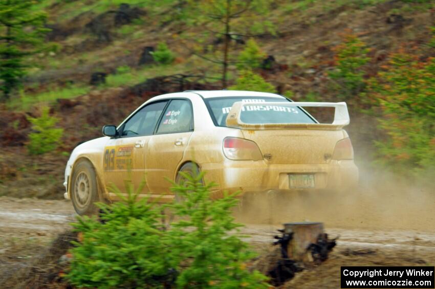 Mike Engle / Morgan Engle Subaru WRX STi on SS1, J5 North I.