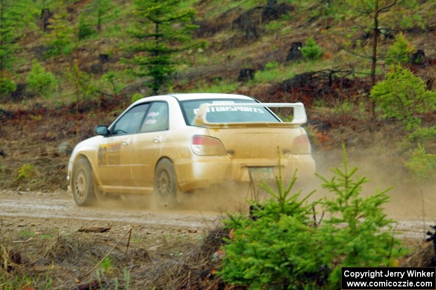 Mike Engle / Morgan Engle Subaru WRX STi on SS1, J5 North I.