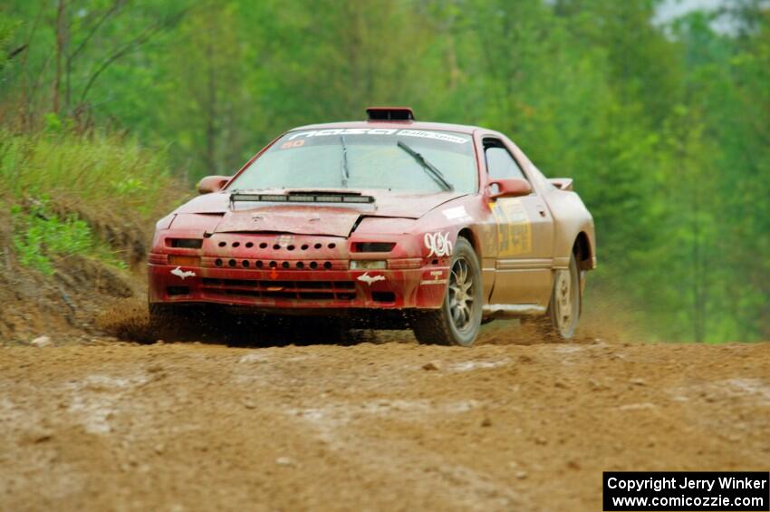 Al Dantes, Jr. / Brandon Snyder Mazda RX-7 LS on SS1, J5 North I.