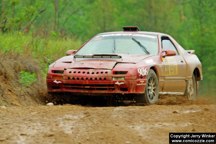 Al Dantes, Jr. / Brandon Snyder Mazda RX-7 LS on SS1, J5 North I.