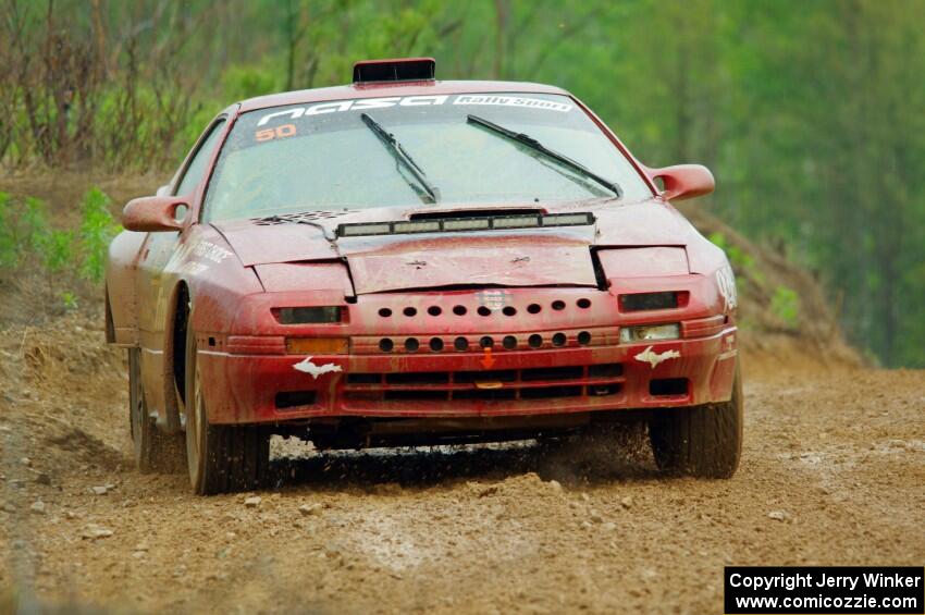 Al Dantes, Jr. / Brandon Snyder Mazda RX-7 LS on SS1, J5 North I.