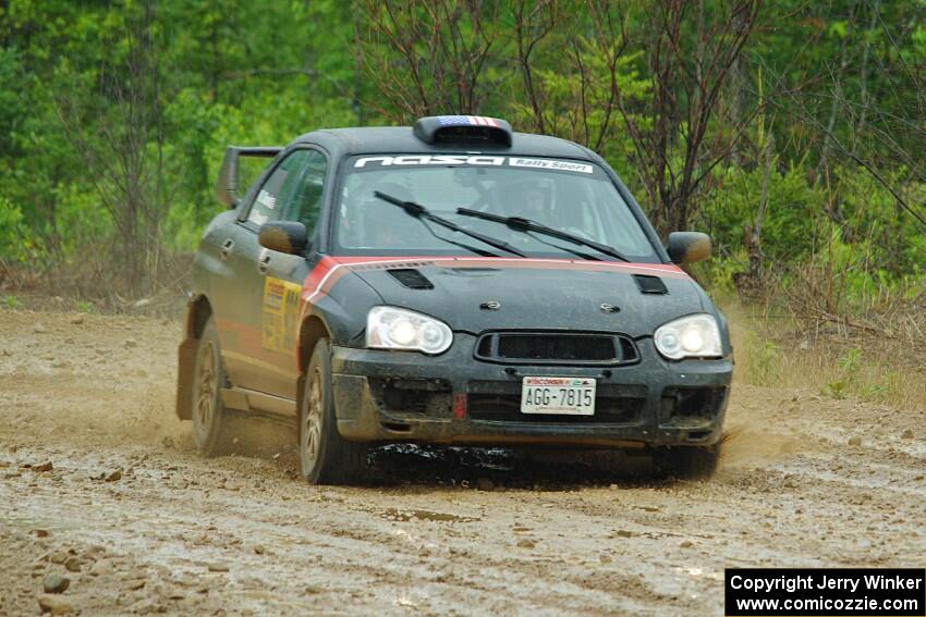 Colin Gleason / Mason Klimek Subaru Impreza 2.5RS on SS1, J5 North I.