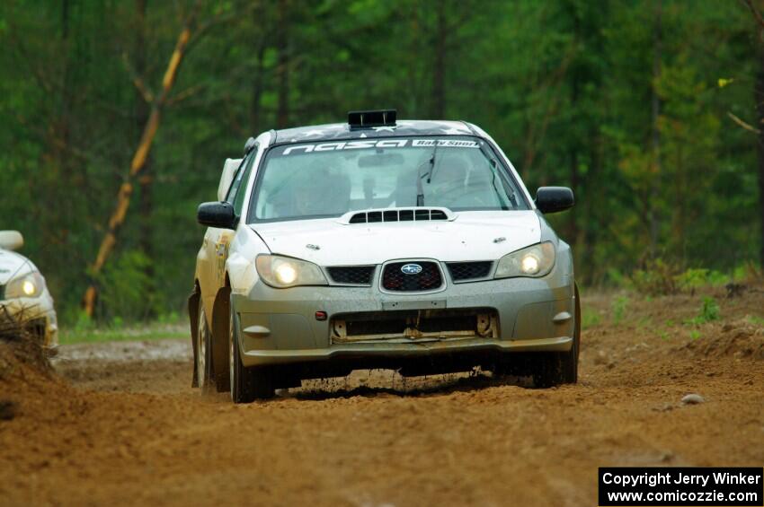 Ian McCarty / Makisa Upton Subaru Impreza 2.5RS and Pete Schaefer / Kevin Dobrowolski Subaru Impreza 2.5i on SS1, J5 North I.