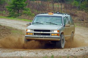 A Chevy Trailblazer sweeps SS1, J5 North I.