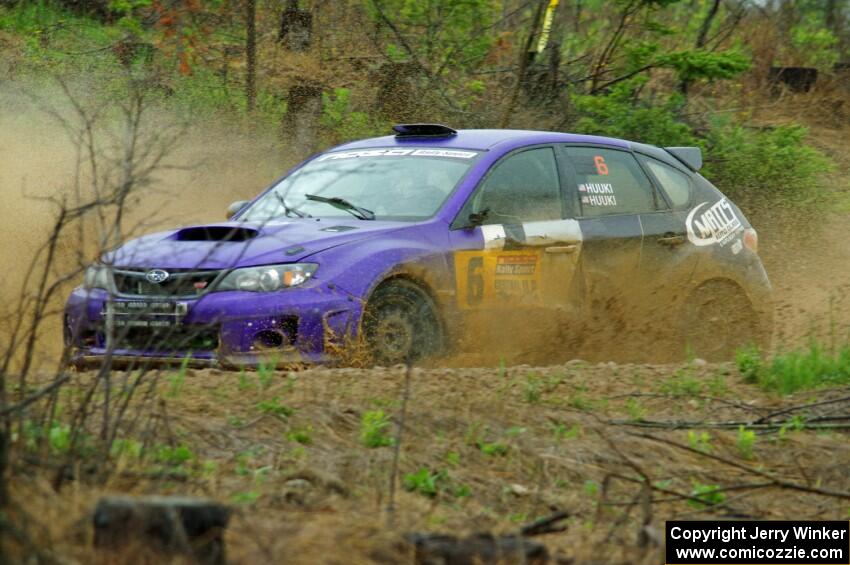 Matt Huuki / Jadyn Huuki Subaru WRX STi on SS3, J5 North II.