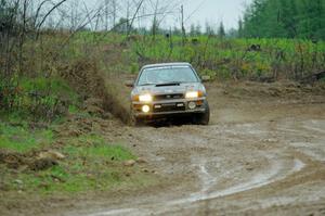 Jordan Locher / Tom Addison Subaru Impreza 2.5RS on SS3, J5 North II.