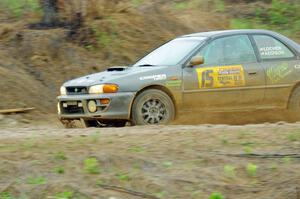 Jordan Locher / Tom Addison Subaru Impreza 2.5RS on SS3, J5 North II.