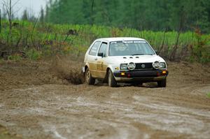 Adam VanDamme / Taylor Haelterman VW Golf on SS3, J5 North II.