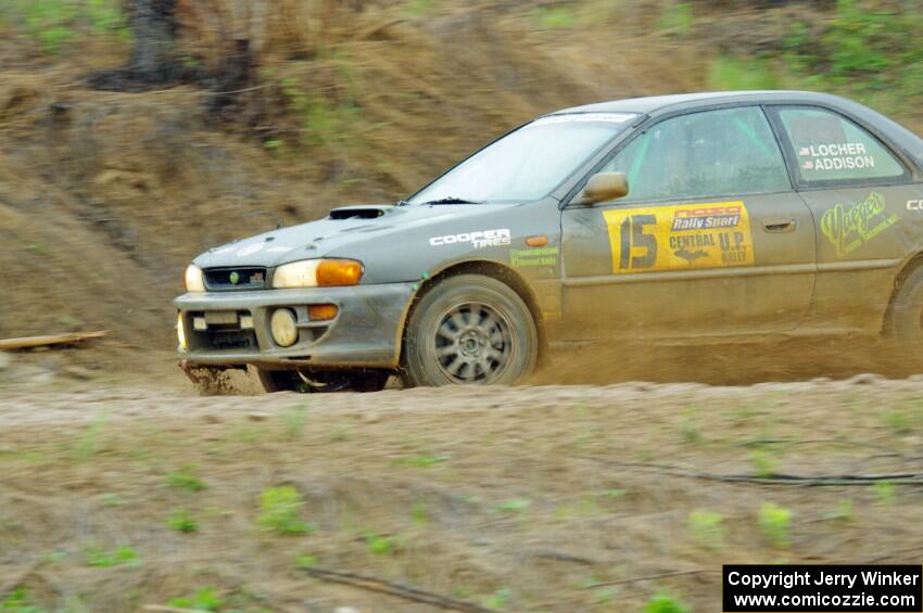 Jordan Locher / Tom Addison Subaru Impreza 2.5RS on SS3, J5 North II.