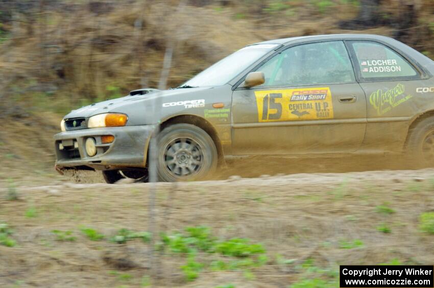 Jordan Locher / Tom Addison Subaru Impreza 2.5RS on SS3, J5 North II.