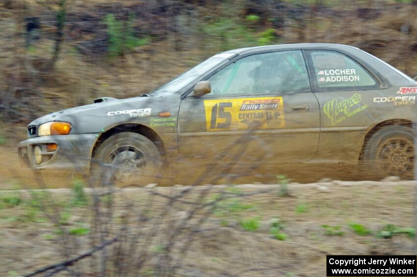 Jordan Locher / Tom Addison Subaru Impreza 2.5RS on SS3, J5 North II.