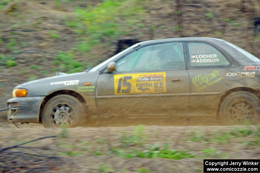 Jordan Locher / Tom Addison Subaru Impreza 2.5RS on SS3, J5 North II.