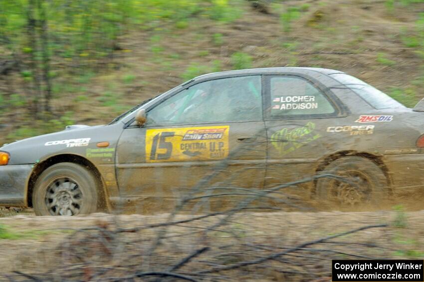 Jordan Locher / Tom Addison Subaru Impreza 2.5RS on SS3, J5 North II.