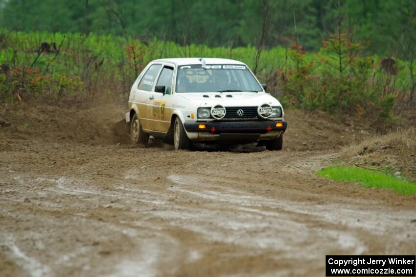 Adam VanDamme / Taylor Haelterman VW Golf on SS3, J5 North II.