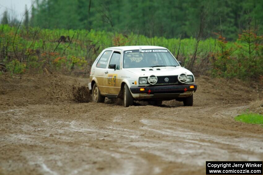 Adam VanDamme / Taylor Haelterman VW Golf on SS3, J5 North II.