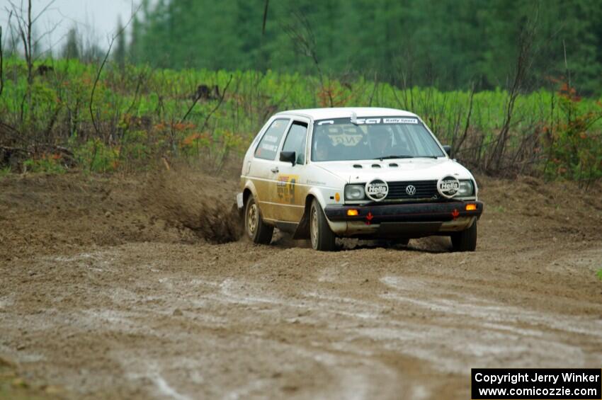 Adam VanDamme / Taylor Haelterman VW Golf on SS3, J5 North II.