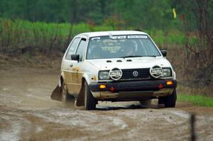 Adam VanDamme / Taylor Haelterman VW Golf on SS3, J5 North II.