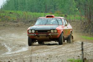 Mike Hurst / Rhianon Gelsomino Ford Capri on SS3, J5 North II.