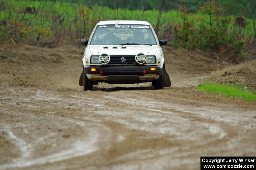 Adam VanDamme / Taylor Haelterman VW Golf on SS3, J5 North II.