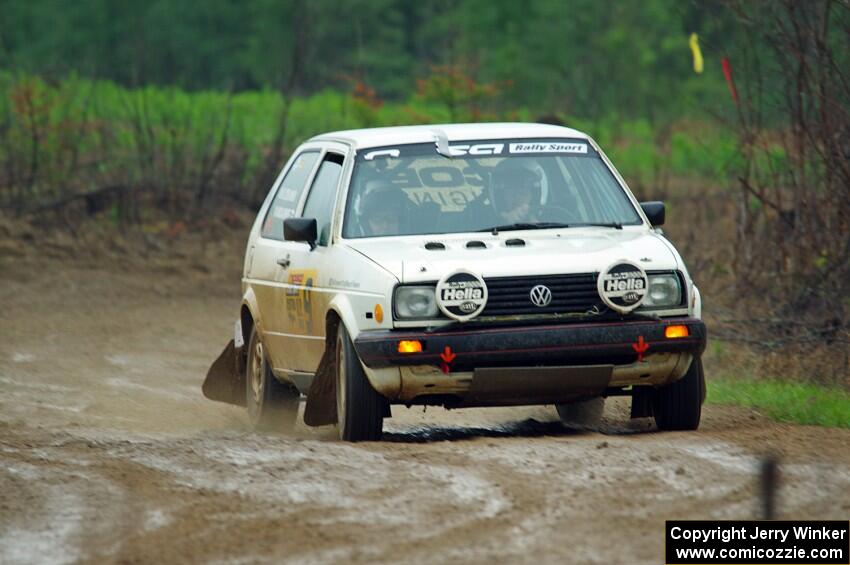 Adam VanDamme / Taylor Haelterman VW Golf on SS3, J5 North II.