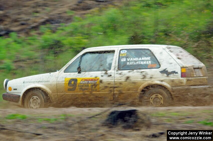 Adam VanDamme / Taylor Haelterman VW Golf on SS3, J5 North II.