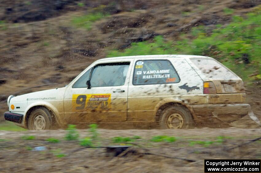 Adam VanDamme / Taylor Haelterman VW Golf on SS3, J5 North II.