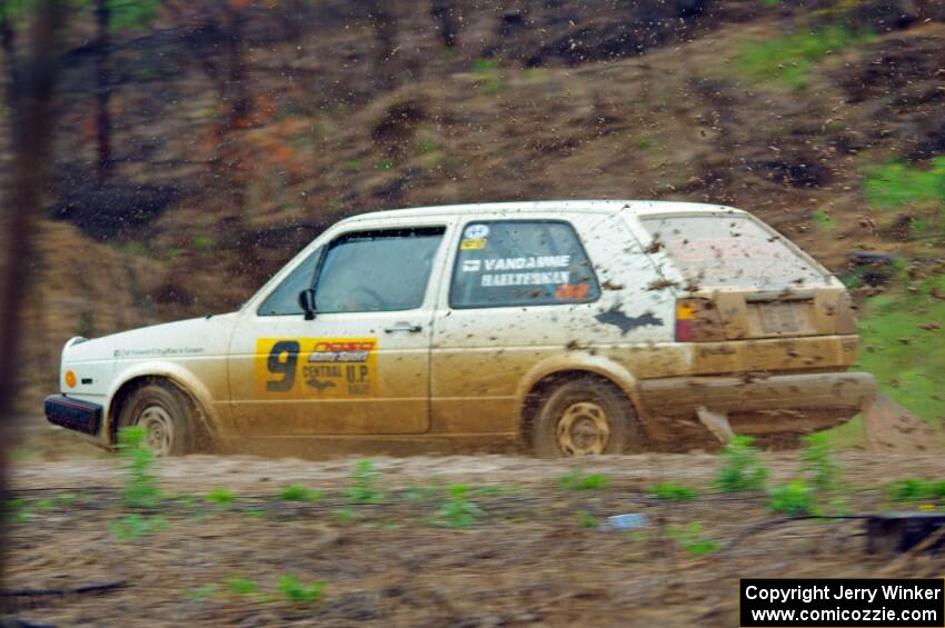 Adam VanDamme / Taylor Haelterman VW Golf on SS3, J5 North II.