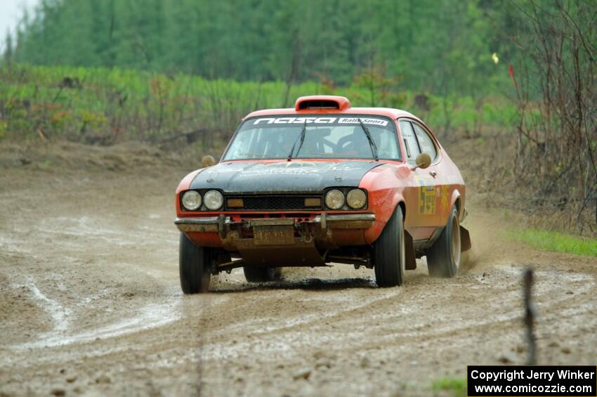 Mike Hurst / Rhianon Gelsomino Ford Capri on SS3, J5 North II.