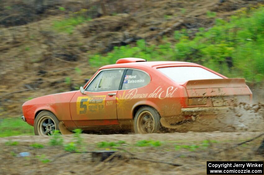 Mike Hurst / Rhianon Gelsomino Ford Capri on SS3, J5 North II.