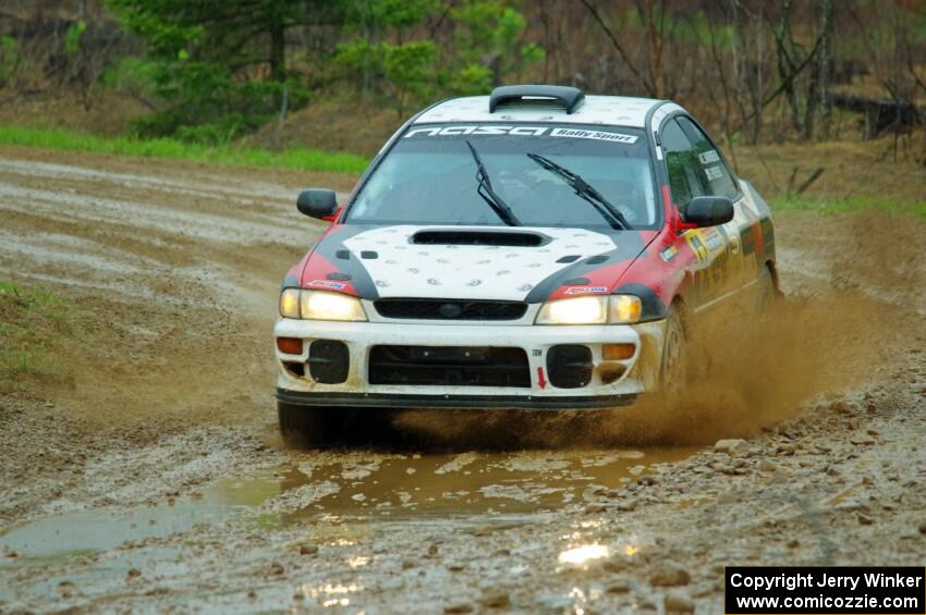 Chris Barribeau / Bryce Proseus Subaru Impreza RS on SS3, J5 North II.