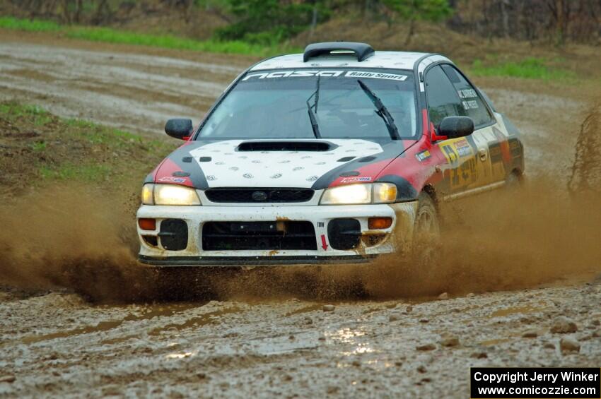 Chris Barribeau / Bryce Proseus Subaru Impreza RS on SS3, J5 North II.