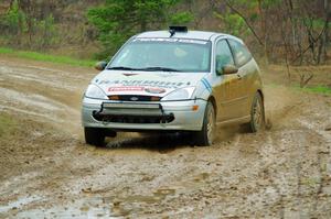 Mohammad Salehi / Rob McCarter Ford Focus on SS3, J5 North II.