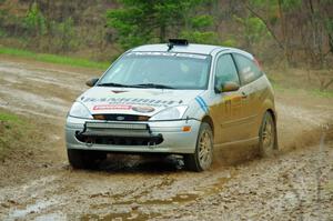 Mohammad Salehi / Rob McCarter Ford Focus on SS3, J5 North II.