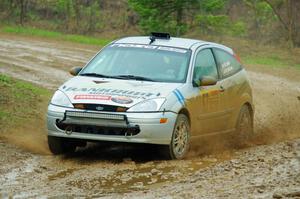 Mohammad Salehi / Rob McCarter Ford Focus on SS3, J5 North II.